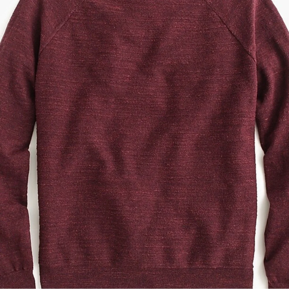 J. Crew Men's Heathered Cotton Slim Crewneck Sweater